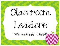 classroom leaders clip art